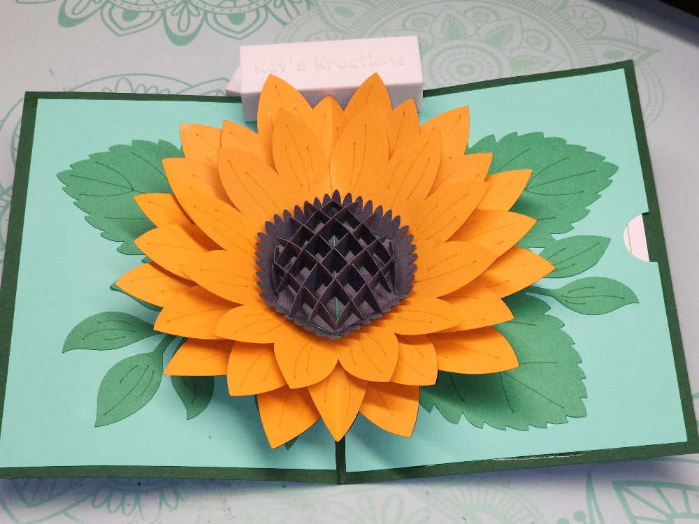 Sunflower Pop-Up Card