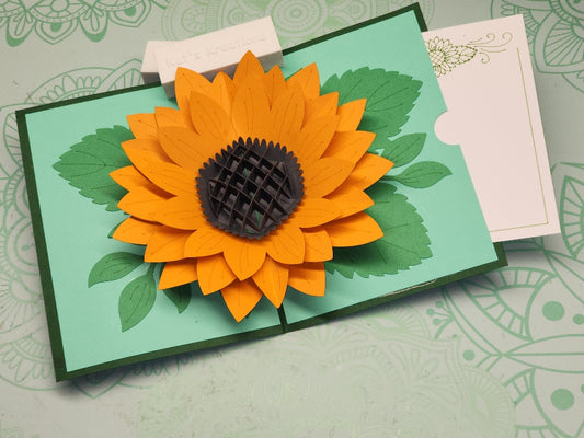 Sunflower Pop-Up Card