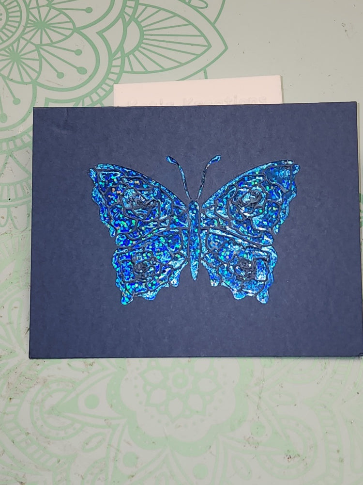 2D Butterfly Card