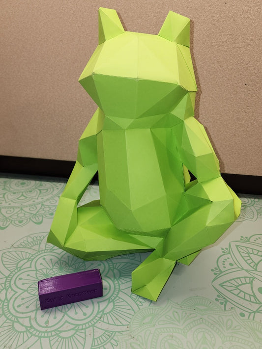 Frog 3D Sculpture